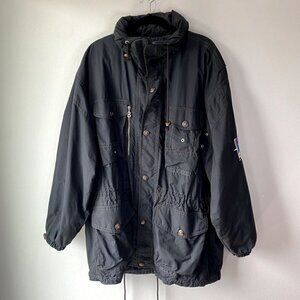 Bogner Vintage Hooded Ski Parka Jacket Black XXL